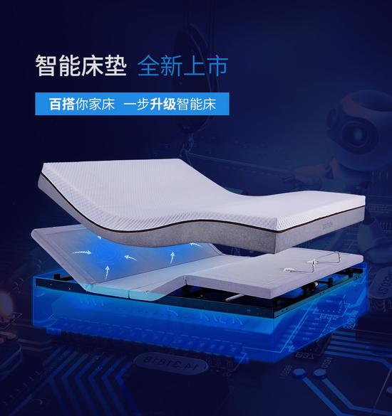电动KELISITING互不打扰分体床垫智能按摩功能零压睡眠监测防打鼾(图1)